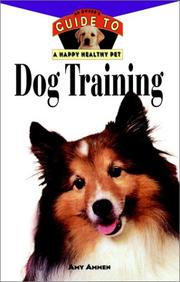 Cover of: Dog training