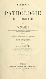 Cover of: Éléments de pathologie chirurgicale