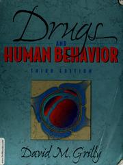 Cover of: Drugs and human behavior