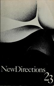 Cover of: New Directions in prose and poetry 23