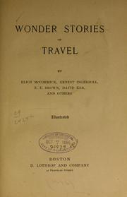 Cover of: Wonder stories of travel.