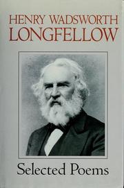 Cover of: Selected poems by Henry Wadsworth Longfellow