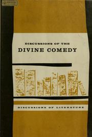 Cover of: Discussions of the Divine comedy.