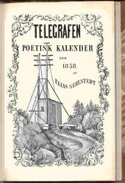 Cover of: Telegrafen: Optisk kalender för 1858