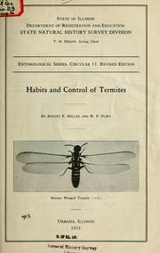 Cover of: Habits and control of termites