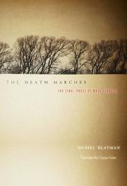 Cover of: The death marches by Daniel Blatman