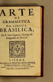 Cover of: Arte de grammatica da lingua brasilica