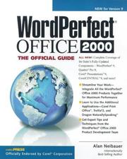 Cover of: WordPerfect Office 2000 by Alan R. Neibauer