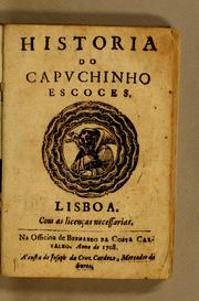 Cover of: Historia do capuchinho escoces