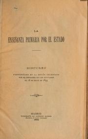 Cover of: La enseñanza primaria por el estado