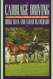 Cover of: Carriage driving by Heike Bean, Heike Bean