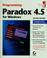 Cover of: Programming Paradox 4.5 for Windows