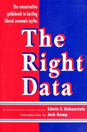 Cover of: The right data by Edwin S. Rubenstein