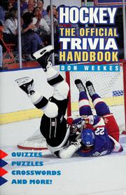 Cover of: Hockey: the official trivia handbook