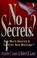 Cover of: No secrets?