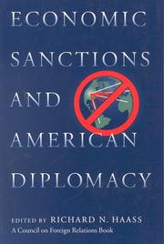 Cover of: Economic sanctions and American diplomacy