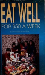 Cover of: Eat well by Rhonda Barfield