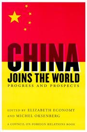 Cover of: China Joins the World : Progress and Prospects