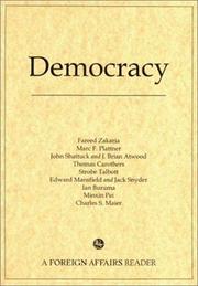 Cover of: Democracy: A Foreign Affairs Reader