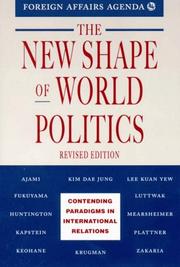 Cover of: The New Shape of World Politics: Contending Paradigms in International Relations