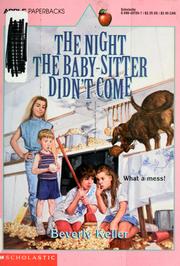 Cover of: The Night the Baby-Sitter Didn't Come