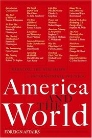 Cover of: America and the World | James F. Hoge Jr.