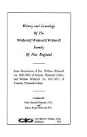 History and genealogy of the Witherell/Wetherell/Witherill family of New England by Peter Charles Witherell