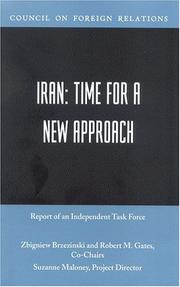 Cover of: Iran by Robert M. Gates, Zbigniew K. Brzezinski, Suzanne Maloney