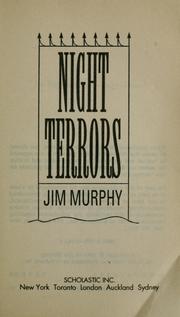 Cover of: Night terrors