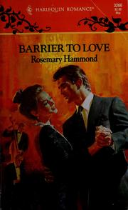 Cover of: Barrier To Love