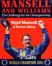 Mansell and Williams by Nigel Mansell, Nigel Mansell, Derick Allsop