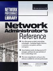 Cover of: Network Administrator's Reference (Network Professional's Library)