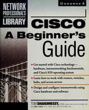 Cover of: Cisco: a beginner's guide
