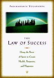Cover of: The Law of Success by Yogananda Paramahansa