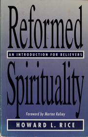 Cover of: Reformed spirituality: an introduction for believers