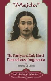 Cover of: Mejda: The Family and the Early Life of Paramahansa Yogananda