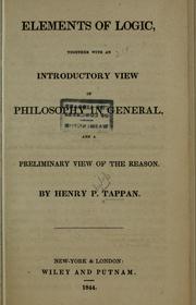 Cover of: Elements of logic