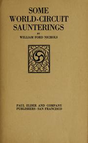 Cover of: Some world-circuit saunterings