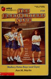 Cover of: Mallory Hates Boys (and Gym) (The Baby-Sitters Club #59)