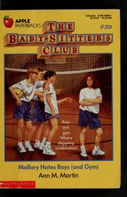 Mallory Hates Boys (and Gym) (The Baby-Sitters Club #59) by Ann M. Martin