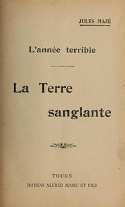 Cover of: La Terre sanglante