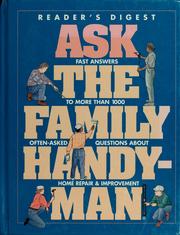 Cover of: Ask the Family Handyman