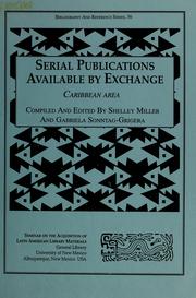 Serial Publications Available by Exchange by Shelley Miller