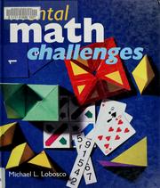 Cover of: Mental math challenges by Michael L. Lobosco
