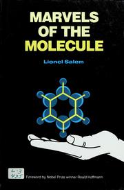 Cover of: Marvels of the molecule