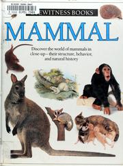 Cover of: EyeWitness Books: Mammal