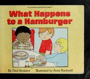 Cover of: What happens to a hamburger by Paul Showers