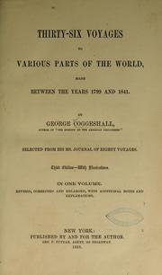 Cover of: Thirty-six voyages to various parts of the world: made between the years 1799 and 184l.