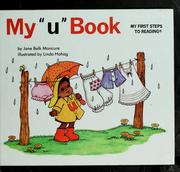 Cover of: My "u" book