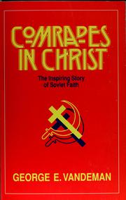 Cover of: Comrades in Christ by George E. Vandeman